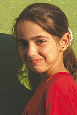 Sanabel, niña palestina